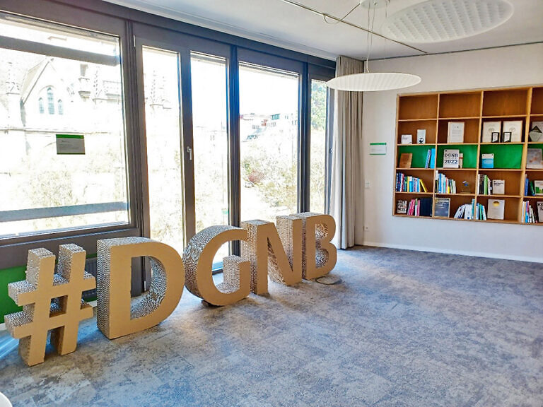 große Buchstaben #DGNB
