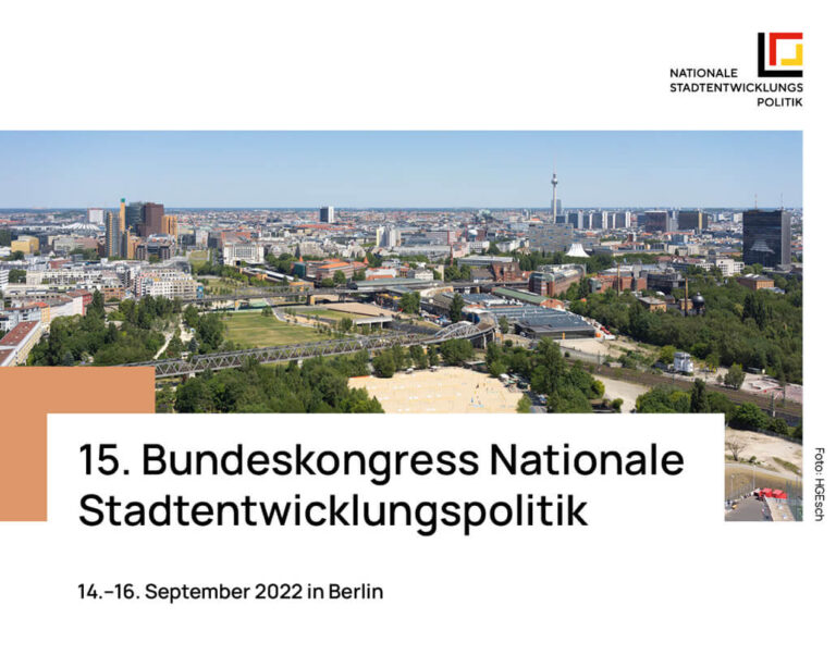 WHS auf dem Bundeskongress Nationale Stadtentwicklungspolitik