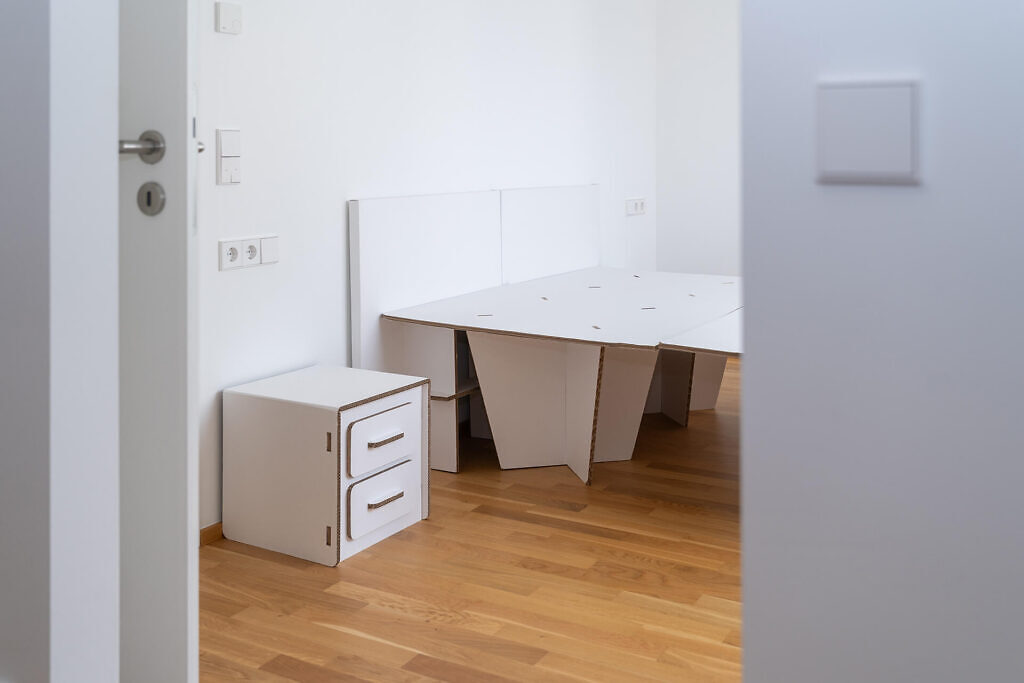 Schlafzimmer der Neubau Reihenhäusern in Ostfildern-Scharnhausen