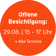 Offene Besichtigung am 29.08. von 15 - 17 Uhr. Klicken für alle Termine.